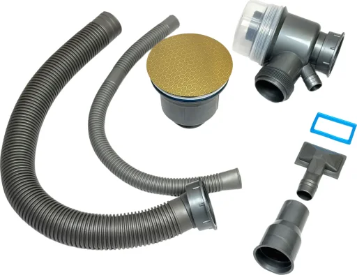 Kitchen sink drain trap