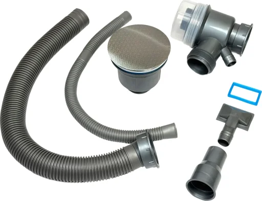Kitchen sink drain trap