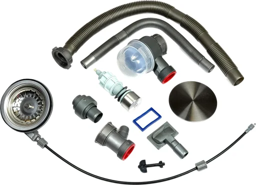 Kitchen sink drain trap