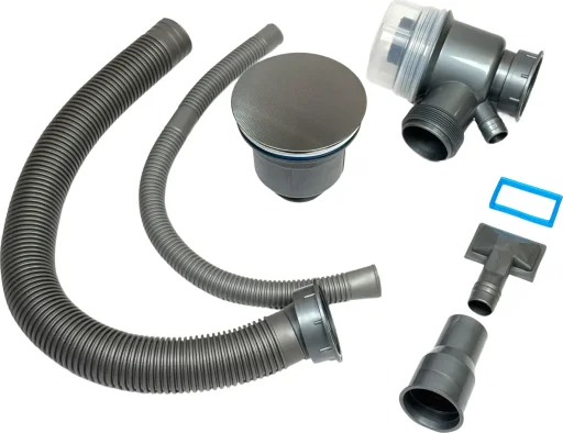 Kitchen sink drain trap