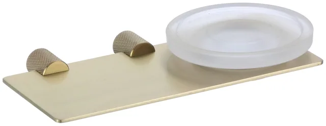 Glass soap dish