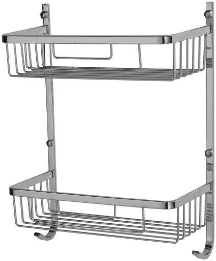 Two-tier wire shelf