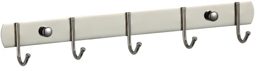 Hook rail (5 hooks)