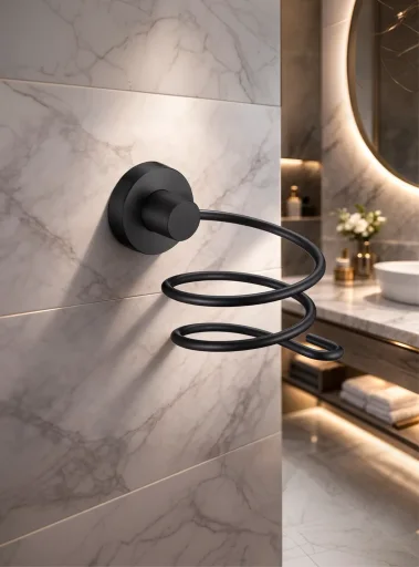 Hair dryer holder