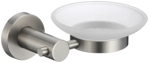 Glass soap dish