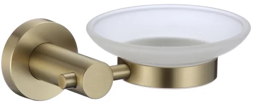 Glass soap dish