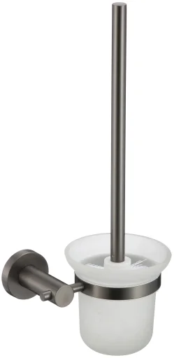 Toilet brush with holder