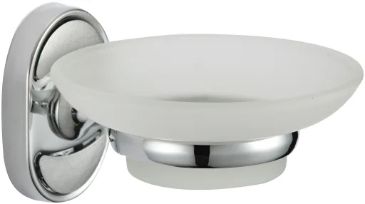 Glass soap dish