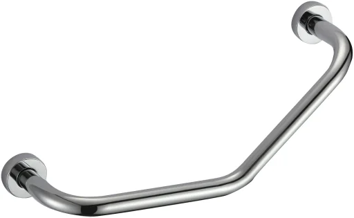 Curved grab bar