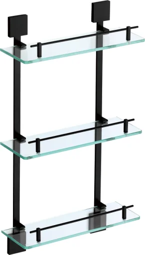 Three-tier glass shelf 40 cm