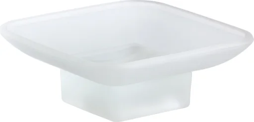 Glass soap dish