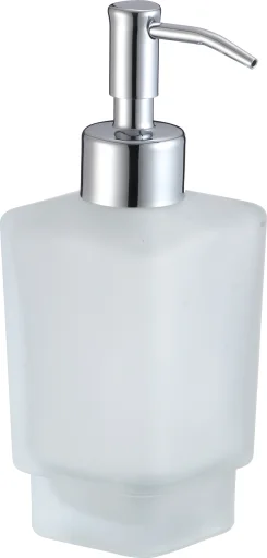 Glass liquid soap dispenser