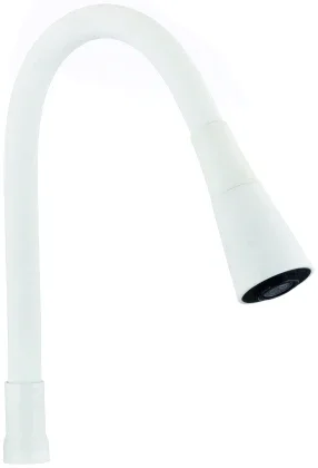1/2″ white flexible spout