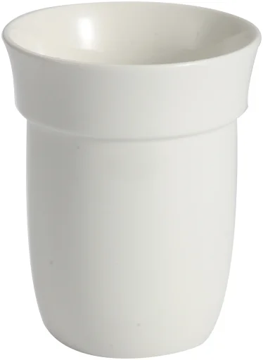 Ceramic toilet brush cup