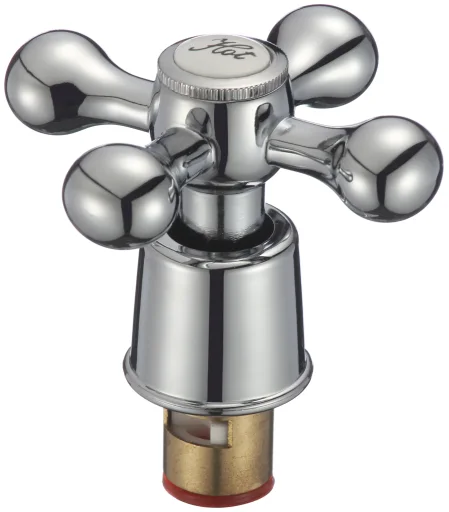 Handle with 20-spline faucet valve