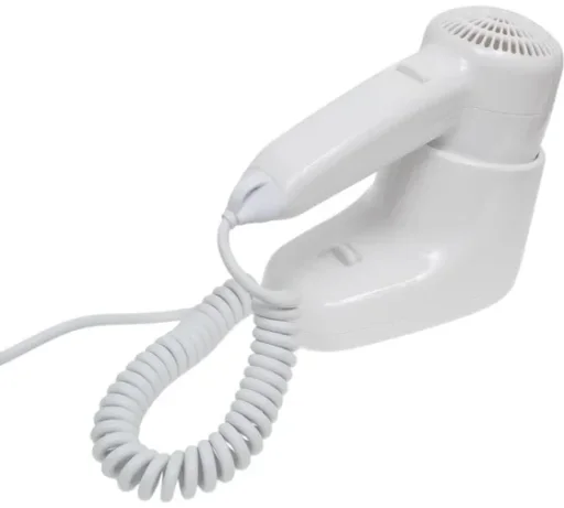 Wall-mounted hair dryer