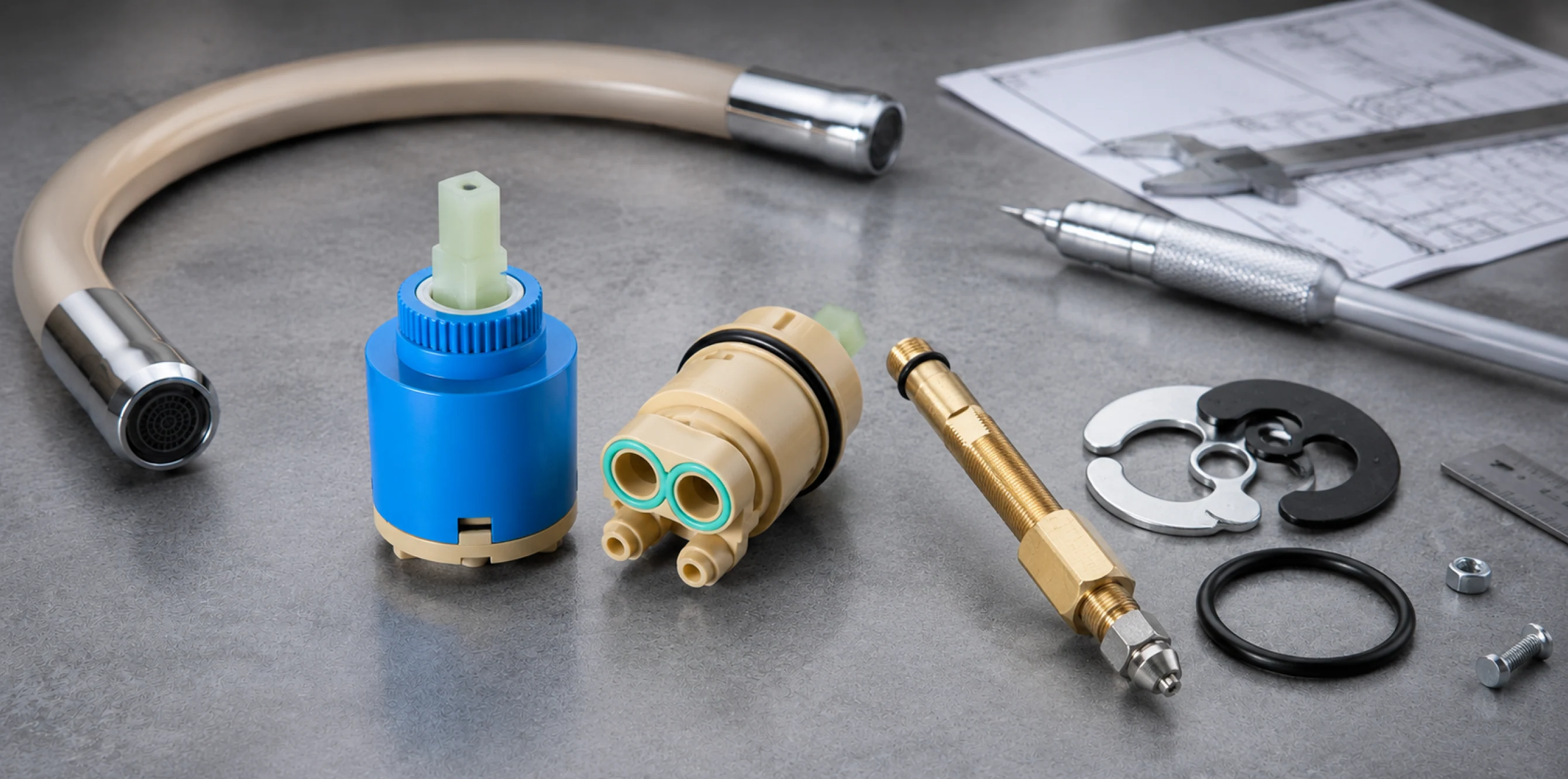 Components and spare parts